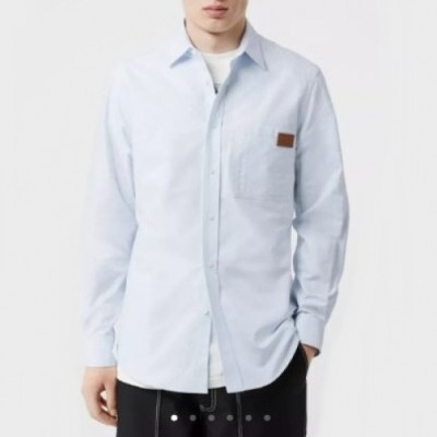 [버버리]Burberry 2020 Mens Vintage Basic Cotton Tshirts - 버버리 2020 남성 빈티지 베이직 코튼 셔츠 Bur02843x.Size(s - 2xl).블루