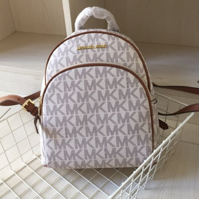 Michael Kors 2020 PVC Back Pack,32cm - 마이클 코어스 2020 PVC 백팩,MKB0331,32cm,화이트