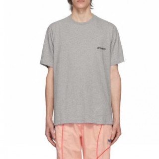 [베트멍]Vetements 2020 Mm/Wm Printing Logo Cotton Short Sleeved Oversize Tshirts - 베트멍 2020 남/녀 프린팅 로고 코튼 오버사이즈 반팔티 Vet0085x.Size(xs - l).그레이