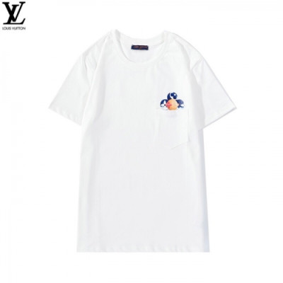 [루이비통]Louis vuitton 2020 Mens Logo Short Sleeved Tshirts - 루이비통 2020 남성 로고 반팔티 Lou02126x.Size(s - 2xl).화이트