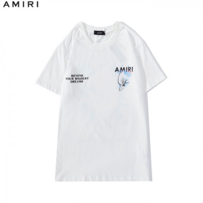 [아미리]Amiri 2020 Mm/Wm Logo Cotton Short Sleeved Tshirts - 아미리 2020 남/녀 로고 코튼 반팔티 Ami0105x.Size(s - 2xl).화이트
