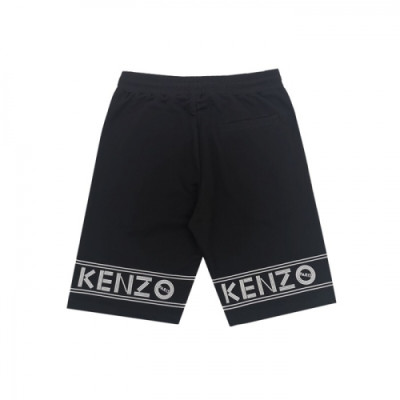 [겐조]Kenzo 2020 Mens Casual Logo Cotton Training Short Pants - 겐조 2020 남성 캐쥬얼 로고 트레이닝 반바지 Ken0124x.Size(m - 2xl).블랙