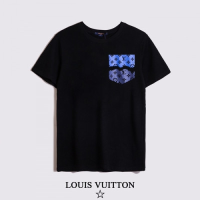 [루이비통]Louis vuitton 2020 Mens Logo Short Sleeved Tshirts - 루이비통 2020 남성 로고 반팔티 Lou02127x.Size(s - 2xl).블랙