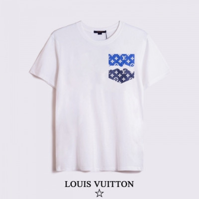 [루이비통]Louis vuitton 2020 Mens Logo Short Sleeved Tshirts - 루이비통 2020 남성 로고 반팔티 Lou02128x.Size(s - 2xl).화이트