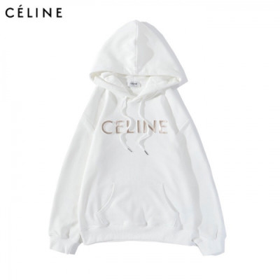 [셀린느]Celine 2020  Mm/Wm Logo Cotton Hoodie - 셀린느 2020 남자 로고 코튼 후디 Cel0074x.Size(m - 2xl).화이트