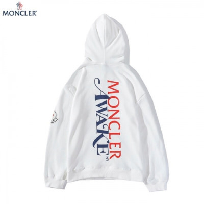 [몽클레어]Moncler 2020 Mens Logo Casual Cotton Hoodie - 몽클레어 2020 남성 로고 캐쥬얼 코튼 후디 Moc01821x.Size(m - 2xl).화이트