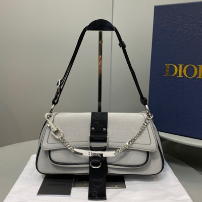 Dior 2020 Shoulder Bag,32.5CM - 디올 2020 여성용 숄더백  DIOB0593,32.5CM,그레이