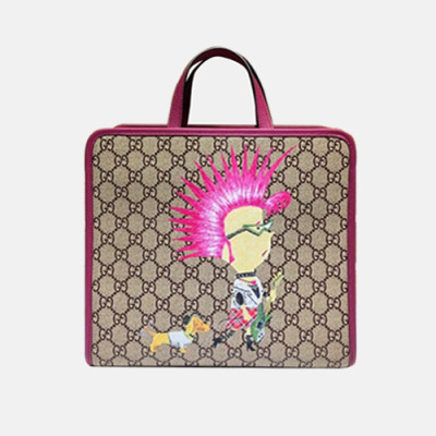 Gucci 2020 Women Tote Shopper Bag,28CM - 구찌 2020 여성용 토트 쇼퍼백 605614,GUB1206,28CM,브라운