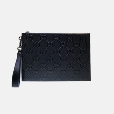 Gucci 2020 Leather Clutch Bag ,30.5CM - 구찌 2020 레더 클러치백 625569,GUB1208,30.5cm,블랙