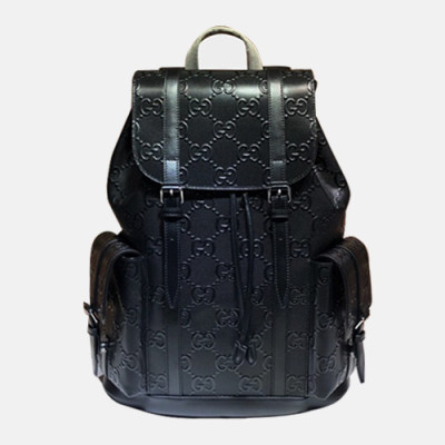 [데일리백]Gucci 2020 Leather Mens Back Pack,41CM - 구찌 2020 레더 남성용 백팩,625770,GUB1209,41cm,블랙