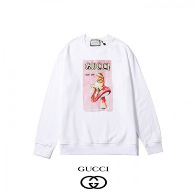 [구찌]Gucci 2020 Mm/Wm Logo Crew-neck Cotton Tshirts - 구찌 2020 남/녀 로고 코튼 크루넥 코튼 긴팔티 Guc02983x.Size(s - 2xl).화이트