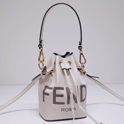 Fendi 2020 Mon Tresor Bucket Tote Shoulder Bag ,18CM - 펜디 2020 몬 트레조 버킷 토트 숄더백  FENB0585,18CM,화이트