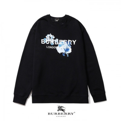 [버버리]Burberry 2020 Mens Logo Casual Cotton Tshirts - 버버리 2020 남성 로고 캐쥬얼 코튼 맨투맨 Bur02855x.Size(m - 2xl).블랙