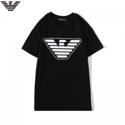 [알마니]Armani 2020 Mens Logo Short Sleeved Tshirts - 알마니 2020 남성 로고 반팔티 Arm0736x.Size(s - 2xl).블랙