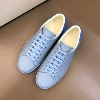 Gucci 2020 Mm / Wm Leather Sneakers -  구찌 2020 남여공용 레더 스니커즈 GUCS1194,Size(225 - 270).블루