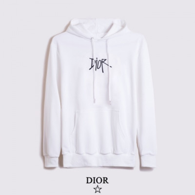 [디올]Dior 2020 Mm/Wm  Logo Casual Cotton Hoodie - 디올 2020 남/녀 로고 캐쥬얼 코튼 후디 Dio0793x.Size(s - 2xl).화이트