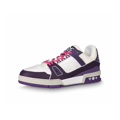 Louis Vuitton 2020 Mens Leather Sneakers -  루이비통 2020 남성용 레더 스니커즈 LOUS1346,Size(240 - 270).퍼플
