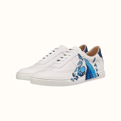 Hermes 2020 Mens Leather Sneakers - 에르메스 2020 남성용 레더 스니커즈 HERS0336,Size(240 - 270).화이트