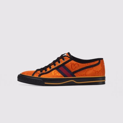 Gucci 2020 Mm / Wm Canvas Sneakers -  구찌 2020 남여공용 캔버스 스니커즈 GUCS1205,Size(225 - 270).오렌지