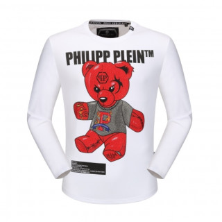 [필립플레인]Philipp Plein 2020  Mens Skull Logo Cotton Man-to-man Tshirt - 필립플레인 2020 남성 스컬 로고 코튼 맨투맨 Phi0124x.Size(m - 3xl).화이트
