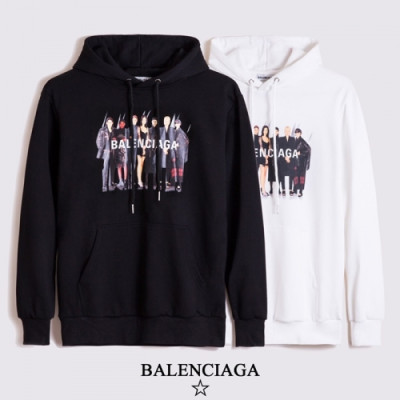 [발렌시아가]Balenciaga 2020 Mm/Wm Logo Cotton Hoodie - 발렌시아가 2020 남/녀 로고 코튼 후디 Bal0745x.Size(s - 2xl).블랙