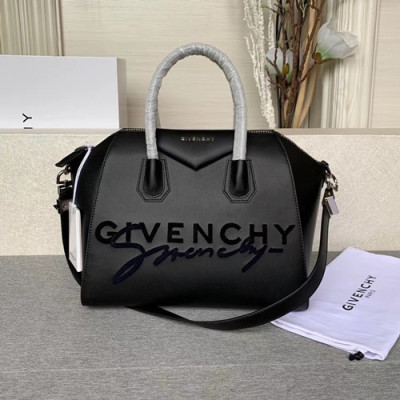 Givenchy 2020 Leather Tote Shoulder Bag,33CM - 지방시 2020 레더 토트 숄더백,GVB0348,33CM,블랙