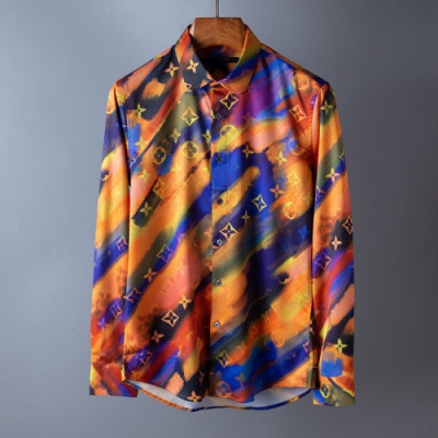 [루이비통]Louis vuitton 2020 Mens Trendy shirts - 루이비통 2020 남성 트렌디 셔츠 Lou02170x.Size(s - 2xl).오렌지