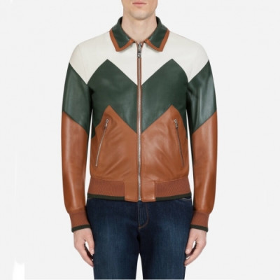 [디올]Dior 2020 Mens Logo Modern Casual Leather Jackets- 디올 2020 남성 로고 모던 캐쥬얼 가죽 자켓 Dio0802x.Size(m - 3xl).브라운