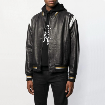 [지방시]Givenchy 2020 Mens Logo Casual Leather Jackets - 지방시 2020 남성 로고 캐쥬얼 가죽 자켓 Giv0449x.Size(m - 3xl).블랙