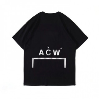 [어콜드월]A-cold-wall 2020 Mm/Wm Logo Printing Cotton Short Sleeved Tshirts - 어콜드월 2020 남자 로고 프린팅 코튼 반팔티 Acw0035x.Size(m - xl).블랙