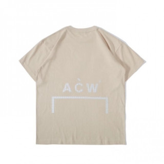 [어콜드월]A-cold-wall 2020 Mm/Wm Logo Printing Cotton Short Sleeved Tshirts - 어콜드월 2020 남자 로고 프린팅 코튼 반팔티 Acw0036x.Size(m - xl).베이지