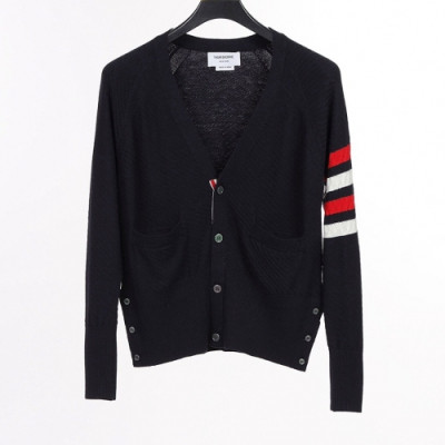 Thom Browne 2020 Womens Strap V-neck Cardigan - 톰브라운 2020 여성 스트랩 브이넥 가디건 Thom0963x.Size(Free).블랙