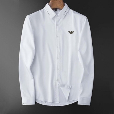 [알마니]Emporio Armani 2020 Mens Business Cotton Tshirts - 알마니 2020 남성 비지니스 코튼 셔츠 Arm0743x.Size(m - 3xl).화이트