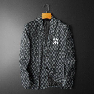[구찌]Gucci 2020 Mens Casual Logo Suit Jackets - 구찌 2020 남성 캐쥬얼 로고 슈트 자켓 Guc03021x.Size(m - 3xl).블랙