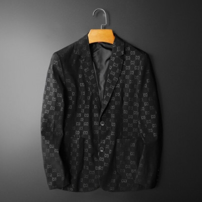 [구찌]Gucci 2020 Mens Casual Logo Suit Jackets - 구찌 2020 남성 캐쥬얼 로고 슈트 자켓 Guc03025x.Size(m - 3xl).블랙