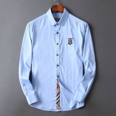 [버버리]Burberry 2020 Mens Vintage Basic Tshirts - 버버리 2020 남성 빈티지 베이직 셔츠 Bur02905x.Size(m - 3xl).블루