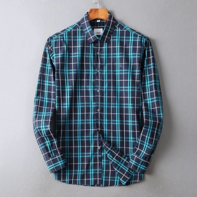 [버버리]Burberry 2020 Mens Vintage Basic Tshirts - 버버리 2020 남성 빈티지 베이직 셔츠 Bur02908x.Size(m - 3xl).블루