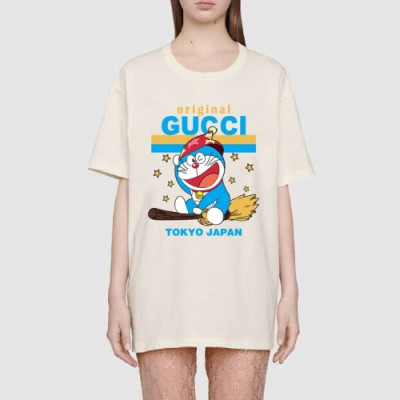[매장판]Gucci 2020 Mm/Wm Logo Cotton Short Sleeved Tshirts - 구찌 2020 남/녀 로고 코튼 반팔티 Guc03029x.Size(xs - l).아이보리