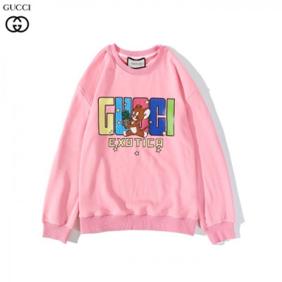 [구찌]Gucci 2020 Mm/Wm Logo Crew-neck Cotton Tshirts - 구찌 2020 남/녀 로고 코튼 크루넥 코튼 긴팔티 Guc03032x.Size(m - 2xl).핑크