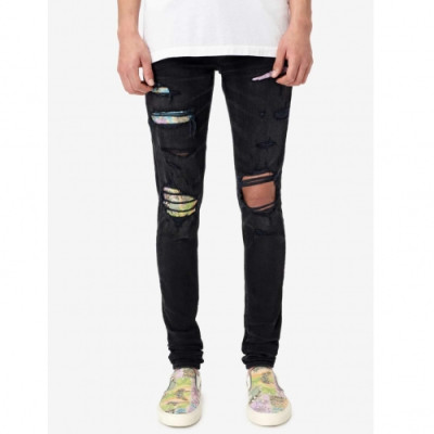 [아미리]Amiri 2020 Mens Trendy Denim Pants - 아미리 2020 남성 트렌디 데님 팬츠 Ami0114x.Size(28 - 38).블랙