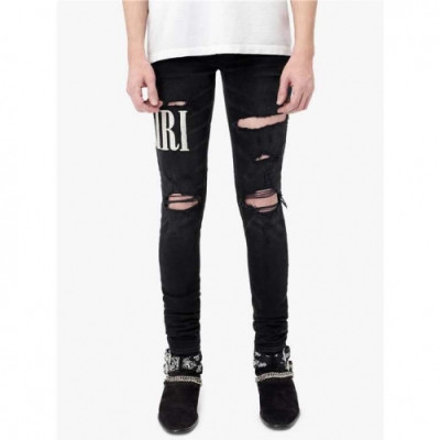 [아미리]Amiri 2020 Mens Trendy Denim Pants - 아미리 2020 남성 트렌디 데님 팬츠 Ami0115x.Size(28 - 38).블랙