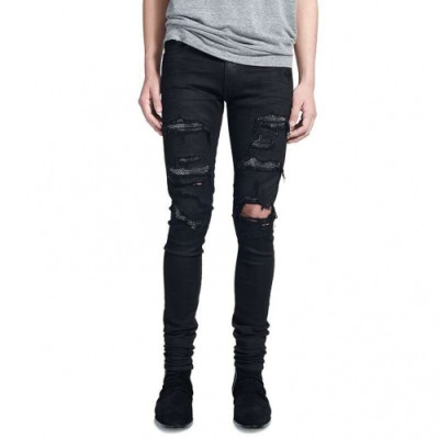 [아미리]Amiri 2020 Mens Trendy Denim Pants - 아미리 2020 남성 트렌디 데님 팬츠 Ami0117x.Size(28 - 38).블랙