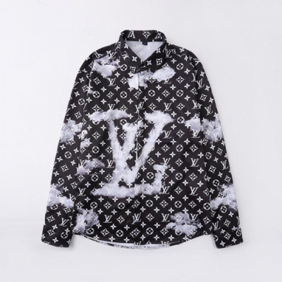 [루이비통]Louis vuitton 2020 Mens Trendy shirts - 루이비통 2020 남성 트렌디 셔츠 Lou02203x.Size(m - 2xl).블랙