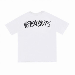 [베트멍]Vetements 2020 Mm/Wm Printing Logo Cotton Short Sleeved Oversize Tshirts - 베트멍 2020 남/녀 프린팅 로고 코튼 오버사이즈 반팔티 Vet0093x.Size(xs - l).화이트