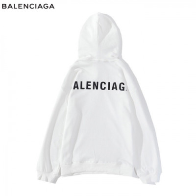 [발렌시아가]Balenciaga 2020 Mm/Wm Logo Cotton Oversize Hoodie - 발렌시아가 2020 남/녀 로고 코튼 오버사이즈 후디 Bal0762x.Size(m - 2xl).화이트