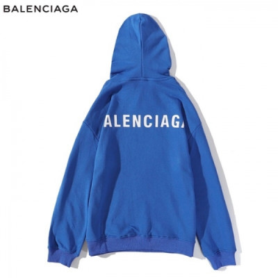 [발렌시아가]Balenciaga 2020 Mm/Wm Logo Cotton Oversize Hoodie - 발렌시아가 2020 남/녀 로고 코튼 오버사이즈 후디 Bal0764x.Size(m - 2xl).블루