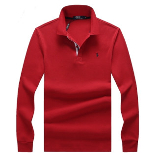 [폴로]Polo 2020 Mens Logo Cotton Polo Tshirts - 폴로 2020 남성 로고 코튼 폴로 맨투맨 Pol0069x.Size(m - 3xl).레드