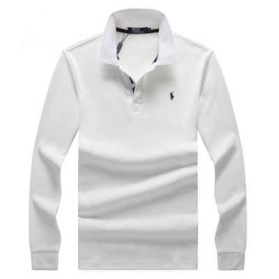 [폴로]Polo 2020 Mens Logo Cotton Polo Tshirts - 폴로 2020 남성 로고 코튼 폴로 맨투맨 Pol0070x.Size(m - 3xl).화이트