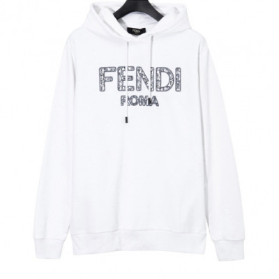 [펜디]Fendi 2020 Mens Logo Casual Cotton Hoodie - 펜디 2020 남성 로고 캐쥬얼 코튼 후디 Fen0810x.Size(xs - l).화이트