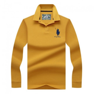 [폴로]Polo 2020 Mens Logo Cotton Polo Tshirts - 폴로 2020 남성 로고 코튼 폴로 맨투맨 Pol0080x.Size(m - 3xl).옐로우